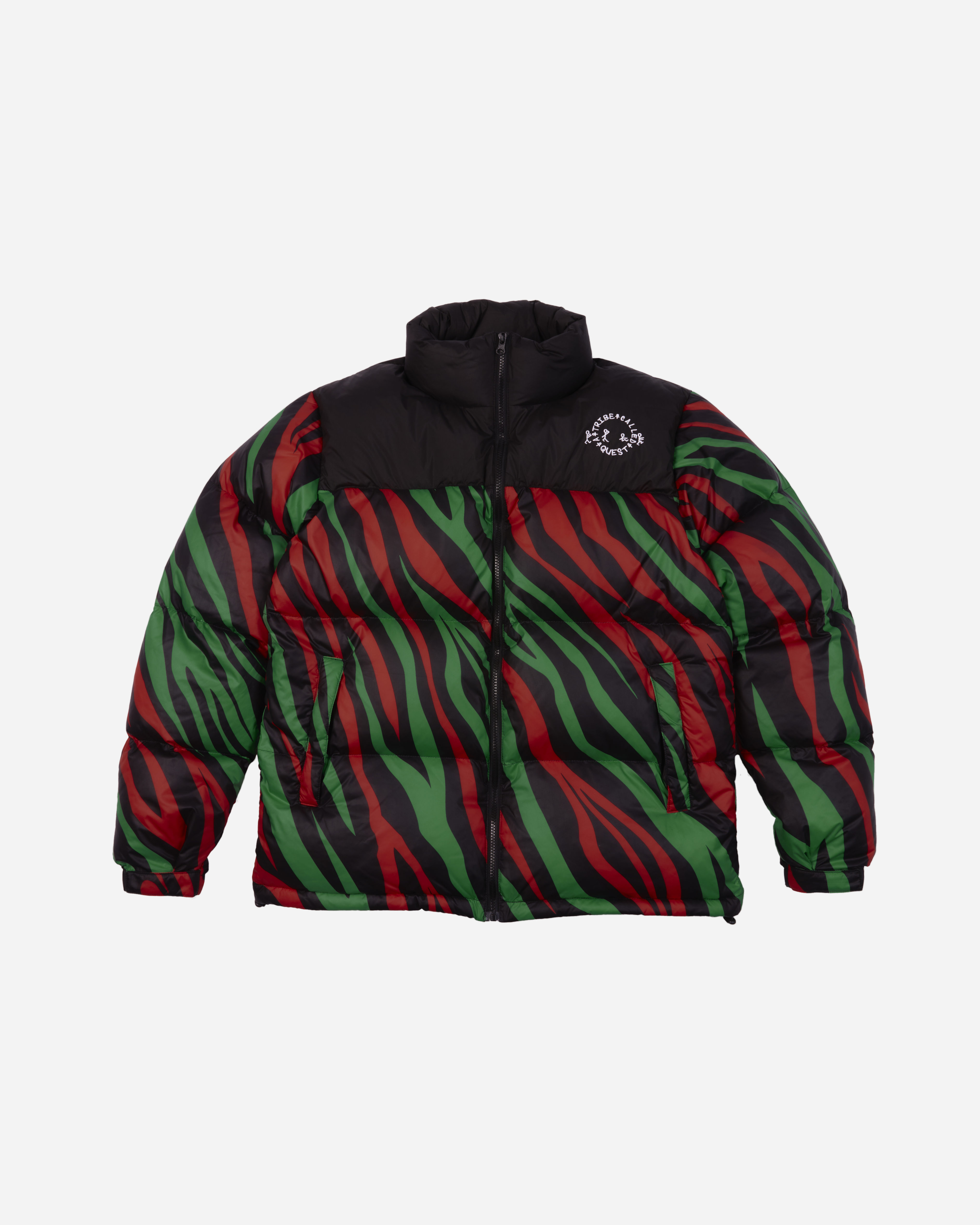 ATCQ Striped Puffer Jacket