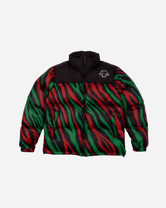 ATCQ Striped Puffer Jacket