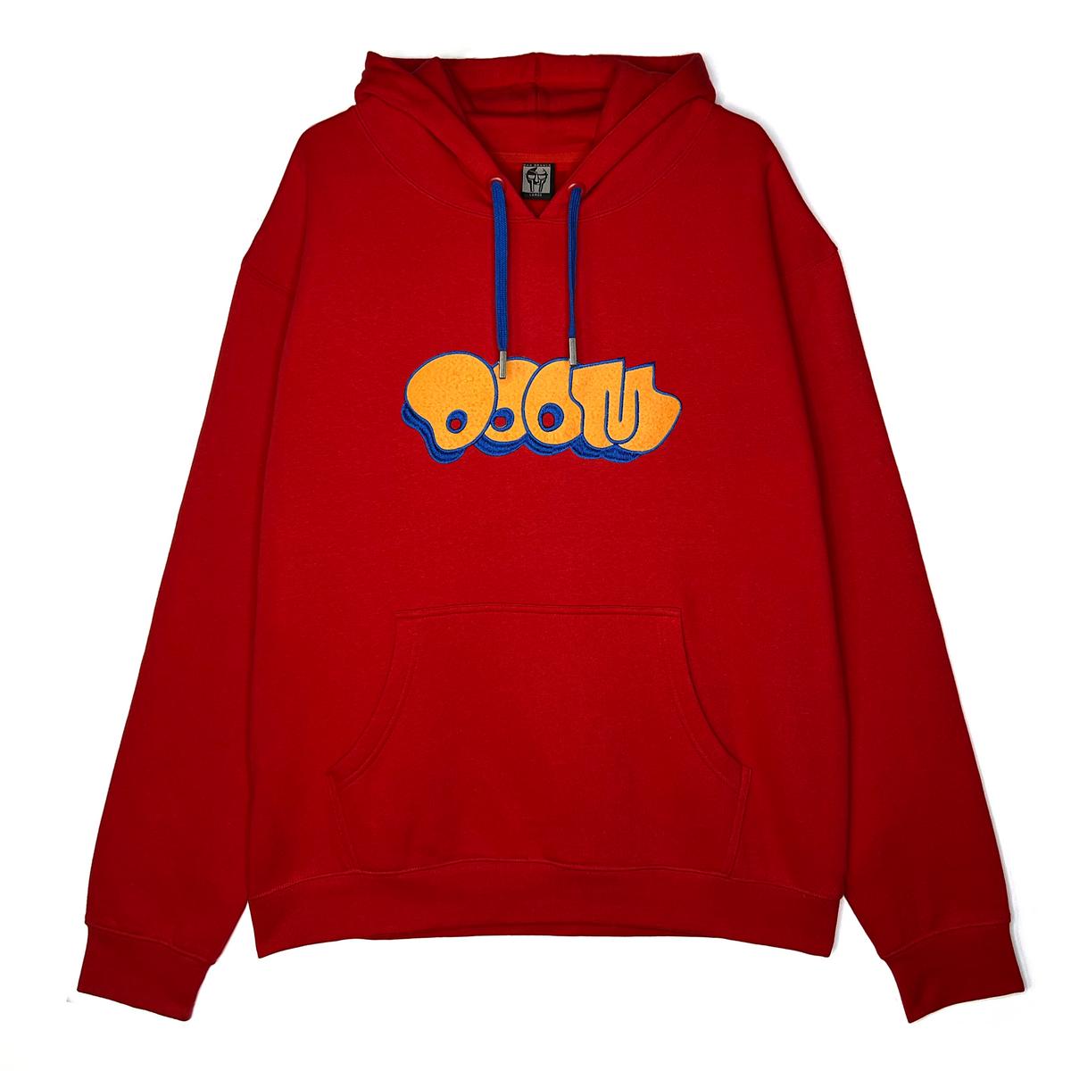 MF DOOM - THROW HOODIE (RED)