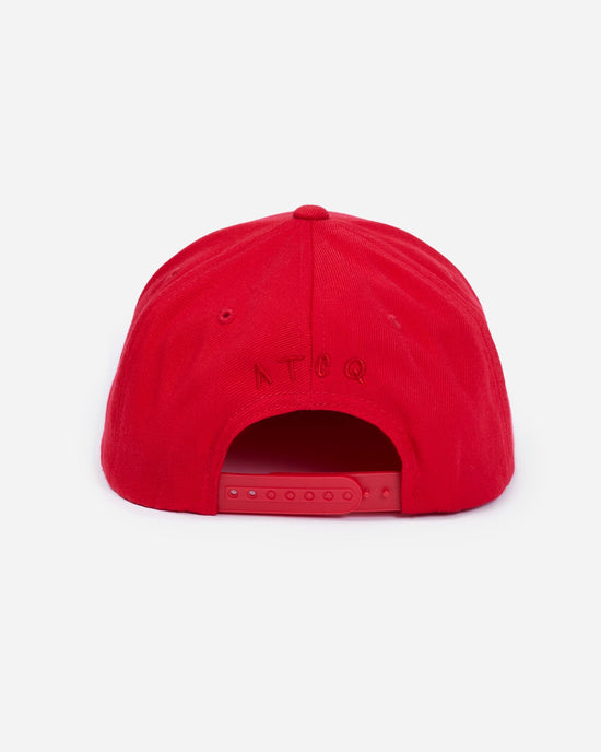 Tribe Block Snapback Red Hat