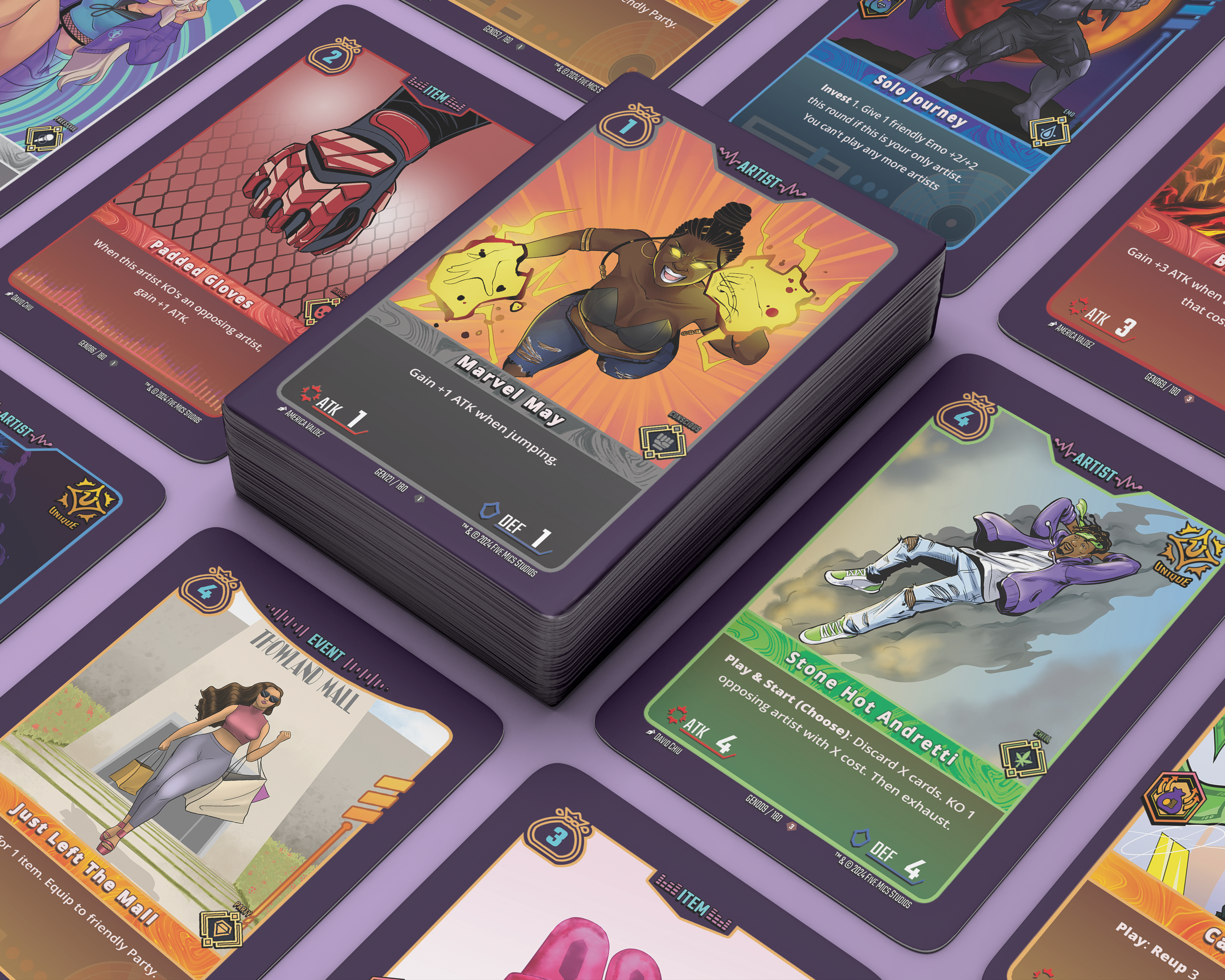 Five Mics: Genesis Starter Deck Collection (Complete Set of 5)