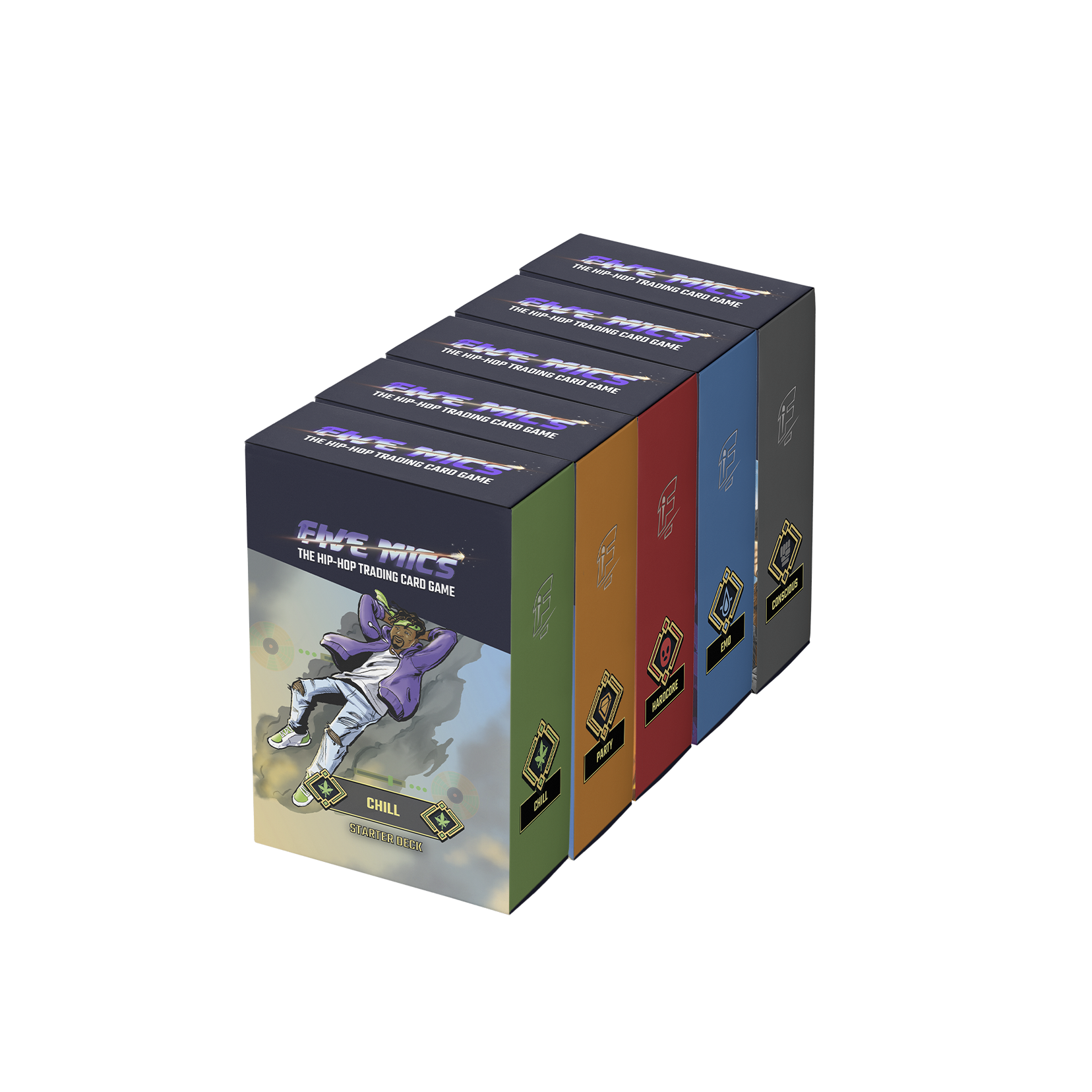 Five Mics: Genesis Starter Deck Collection (Complete Set of 5)