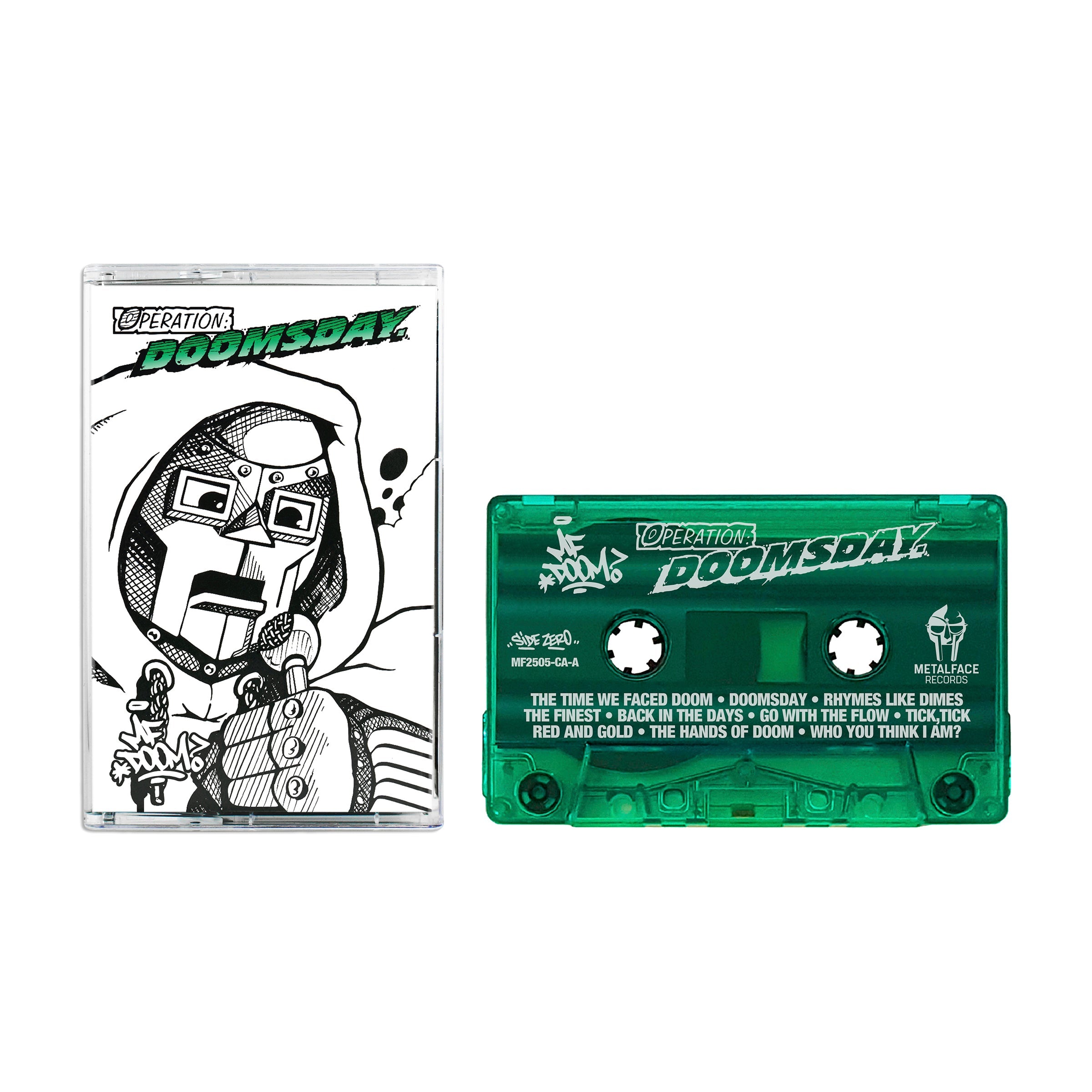 MF DOOM - OPERATION: DOOMSDAY (25TH ANNIVERSARY SKETCH EDITION) CASSETTE