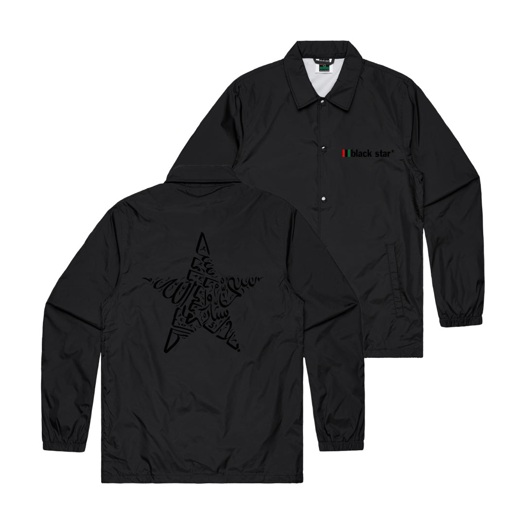 Black Star - Logo Coach Jacket (Black)
