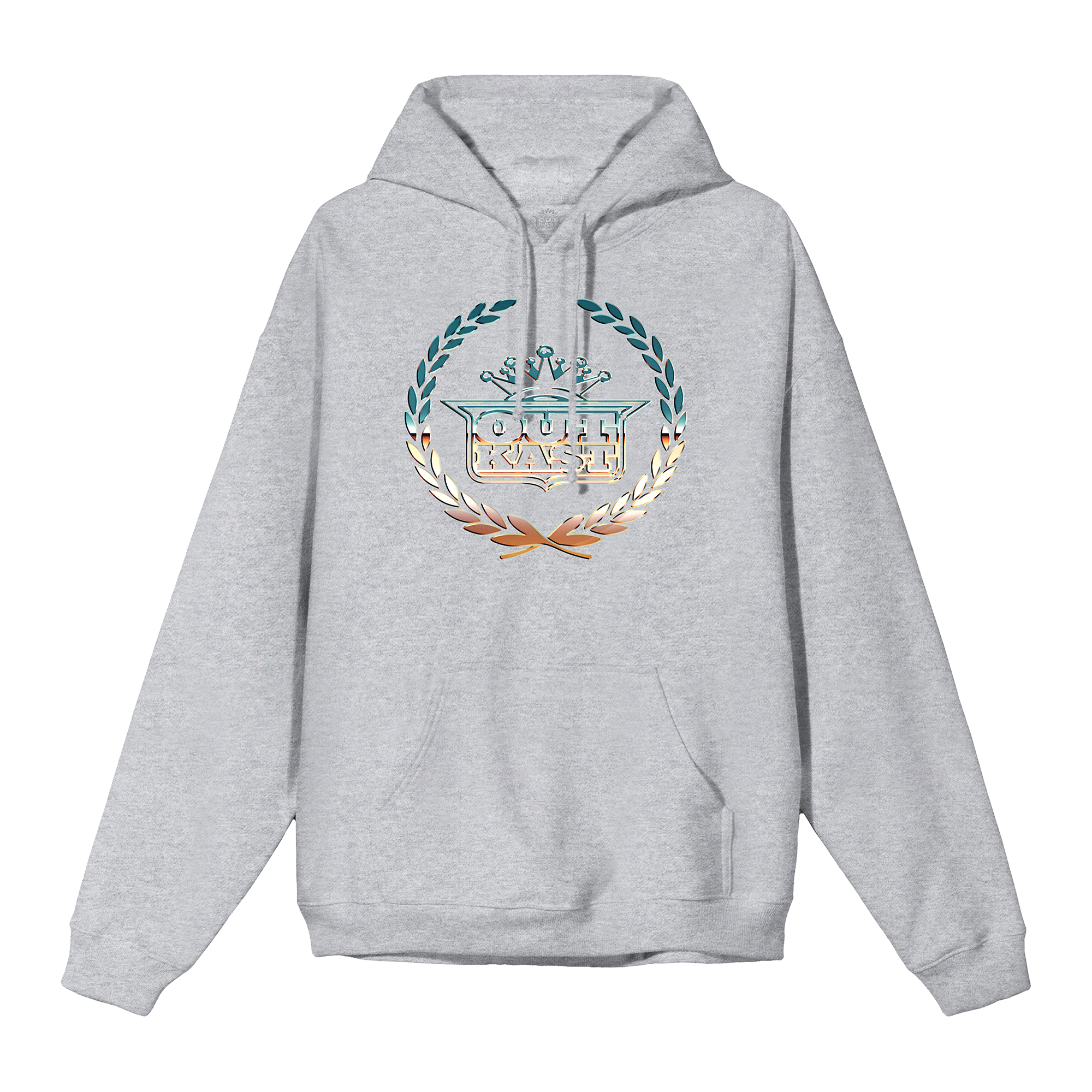 Hood Ornament Grey Hoodie